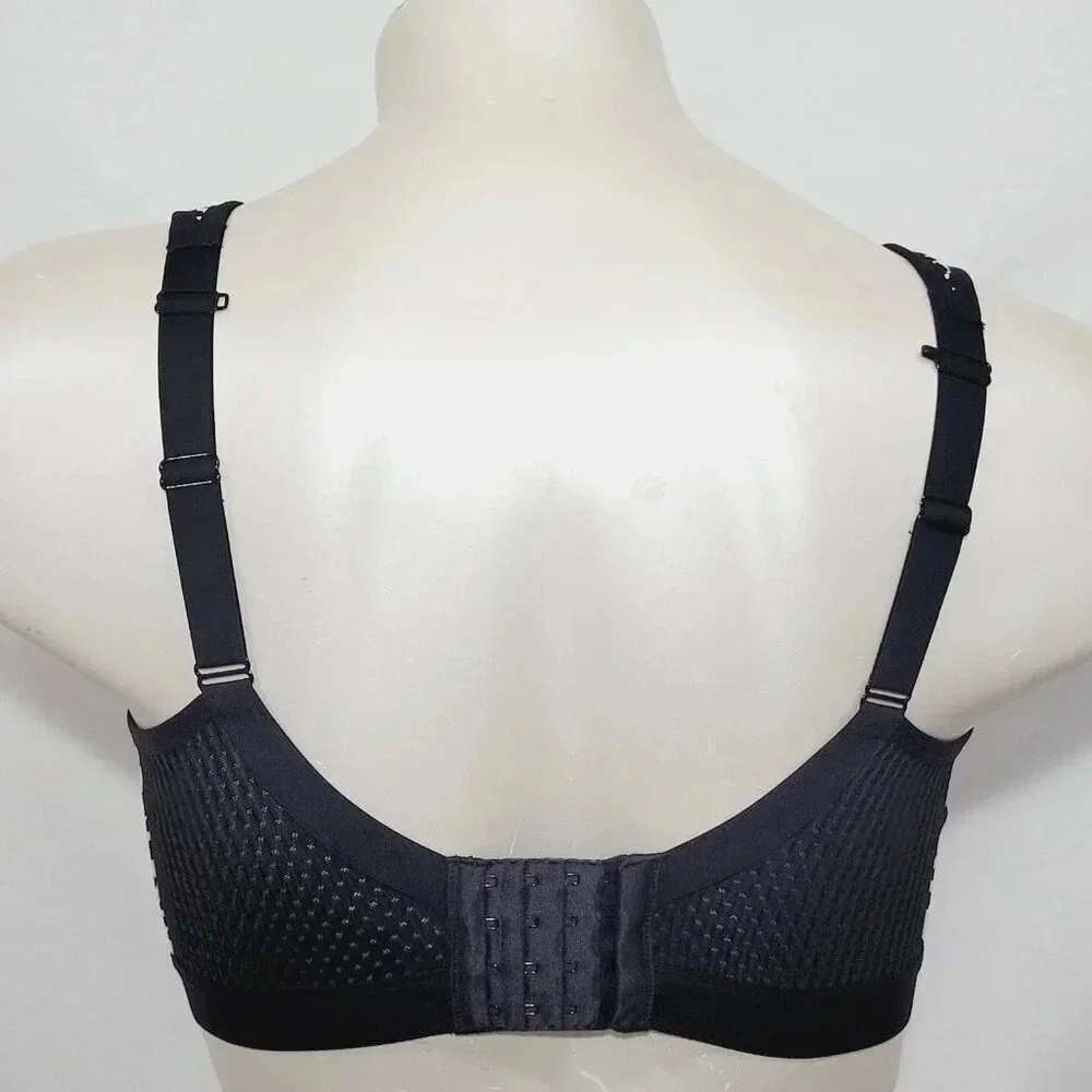 38DD‎ Felina 215152 Unity Unlined Wire Free Sports Bra Leopard Print NWT